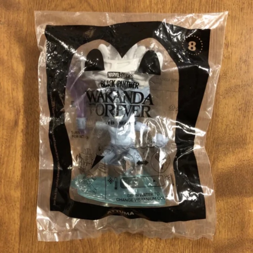 2022 McDonald’s Happy Meal Toy Marvel Black Panther Wakanda Forever #8 ATTUMA
